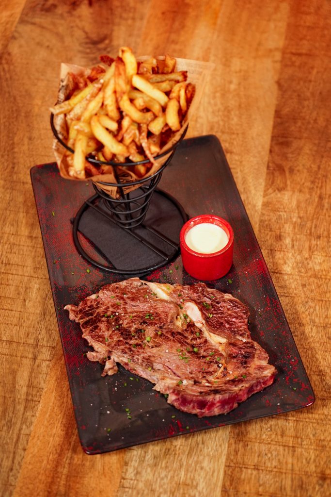 Restaurant viande Caen - Bar à Vin -cuisson entrecote